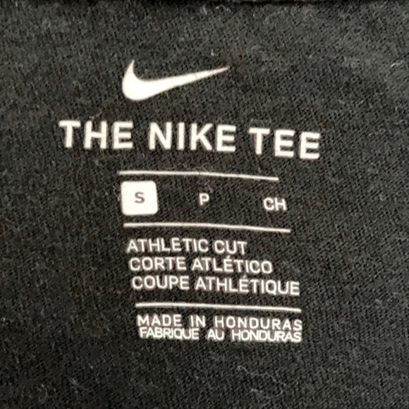 NIKE | Women’s Black & White NIKE SWOOSH Logo Athletic Cut Shirt Size Small - Picture 3 of 7